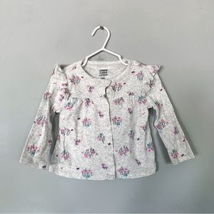 Carters • Floral Button Down Cardigan